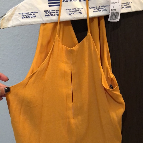 Forever 21 mustard high neck short dress - Picture 2 of 7